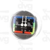 BOILER PUMP MANOMETER D.63MM 0-2.5/0-16 BAR