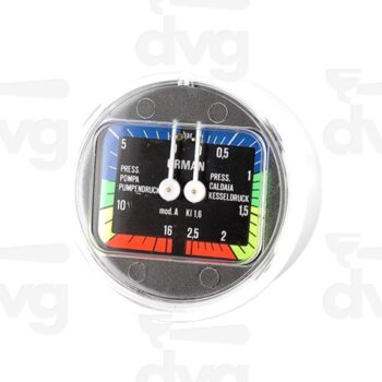BOILER PUMP MANOMETER D.63MM 0-2.5/0-16 BAR